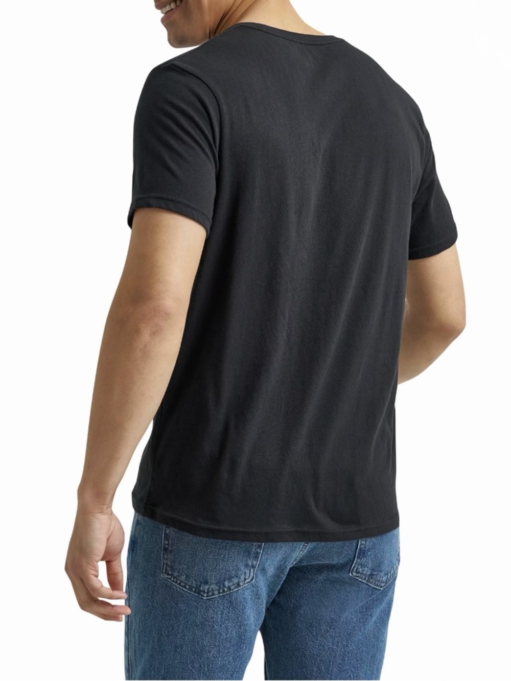 NWT - Wrangler Black Graphic Logo Tee - Picture 3 of 3